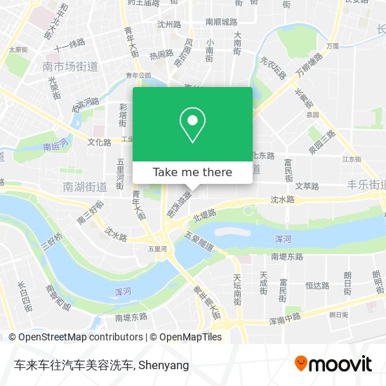 车来车往汽车美容洗车 map