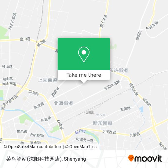 菜鸟驿站(沈阳科技园店) map