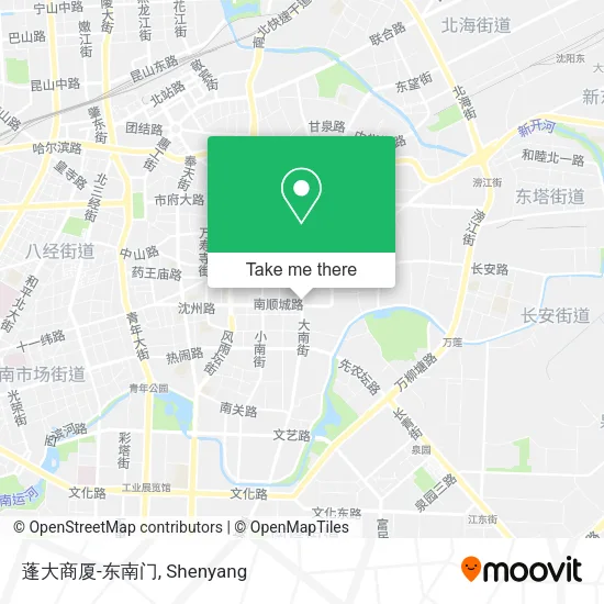 蓬大商厦-东南门 map