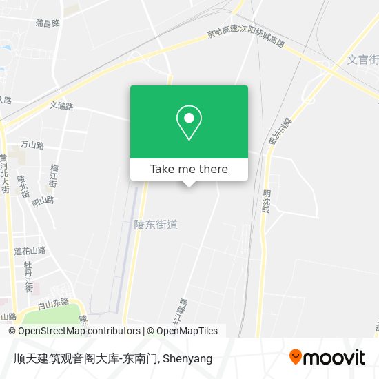 顺天建筑观音阁大库-东南门 map