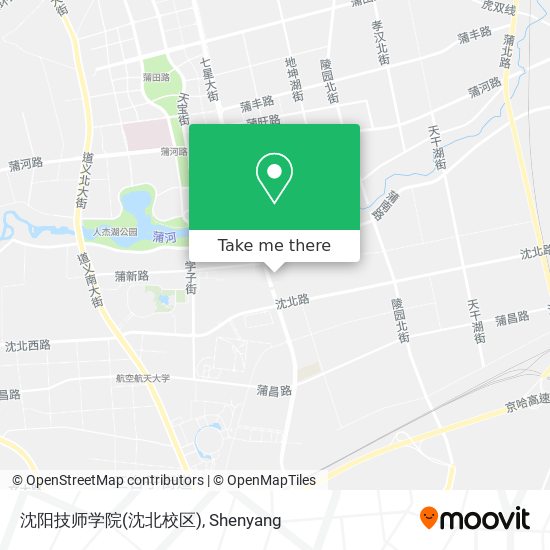 沈阳技师学院(沈北校区) map