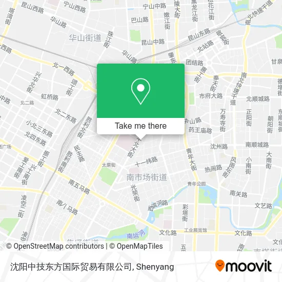 沈阳中技东方国际贸易有限公司 map