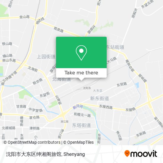 沈阳市大东区绅湘阁旅馆 map