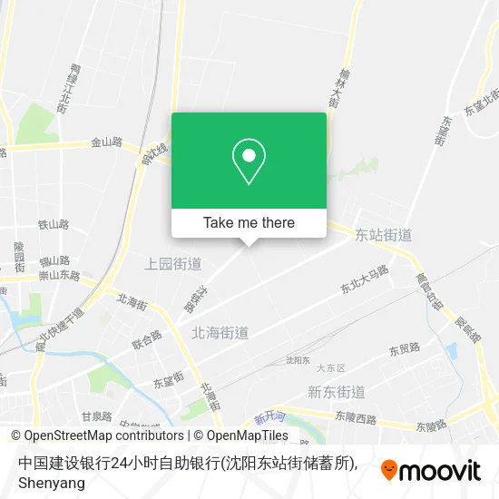 中国建设银行24小时自助银行(沈阳东站街储蓄所) map