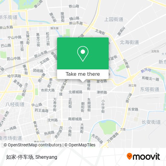 如家-停车场 map