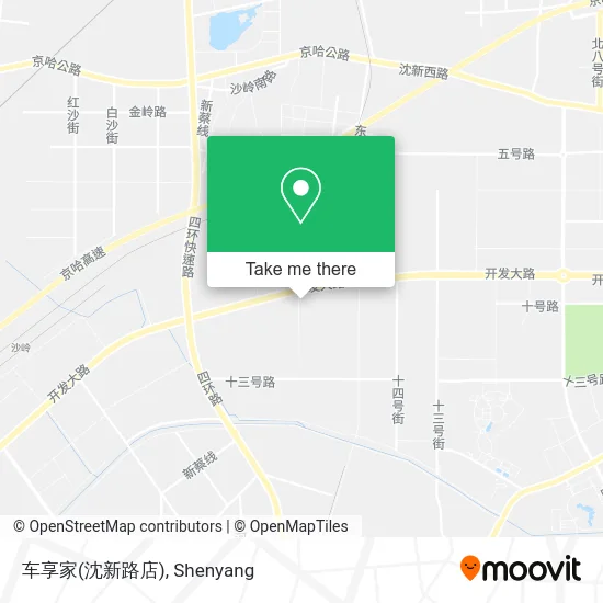 车享家(沈新路店) map