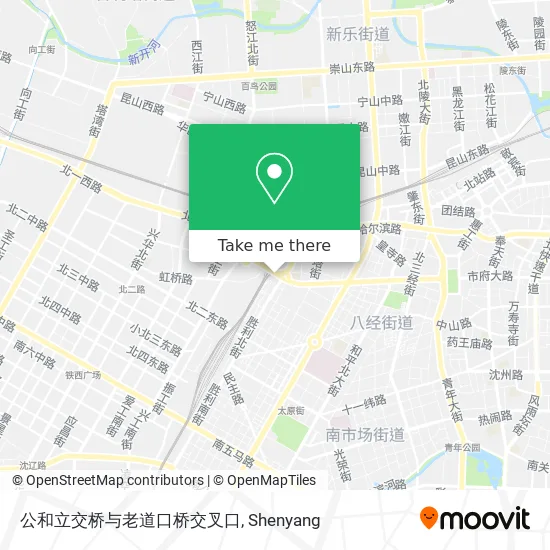 公和立交桥与老道口桥交叉口 map