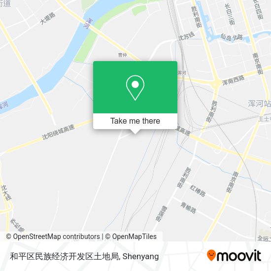和平区民族经济开发区土地局 map