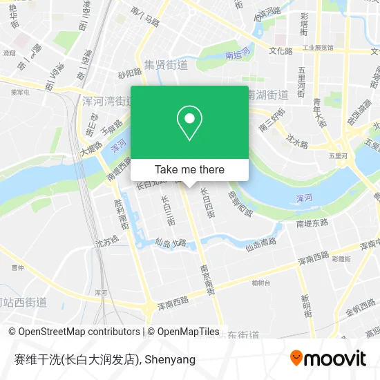 赛维干洗(长白大润发店) map