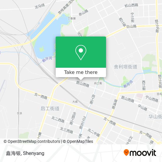 鑫海银 map