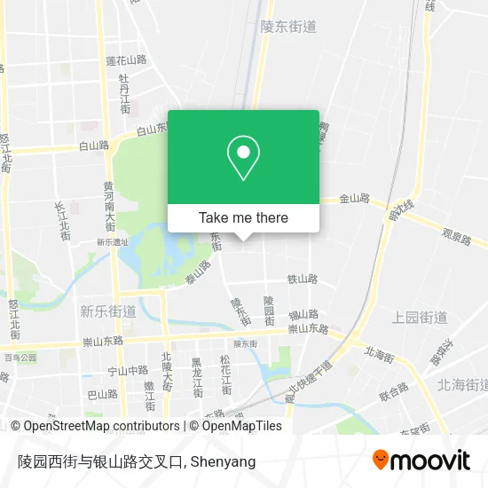 陵园西街与银山路交叉口 map