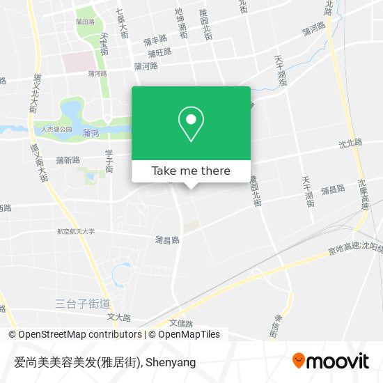 爱尚美美容美发(雅居街) map