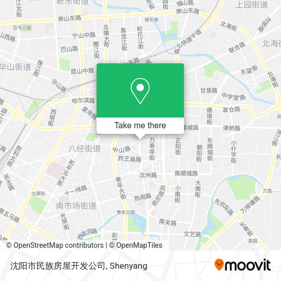 沈阳市民族房屋开发公司 map