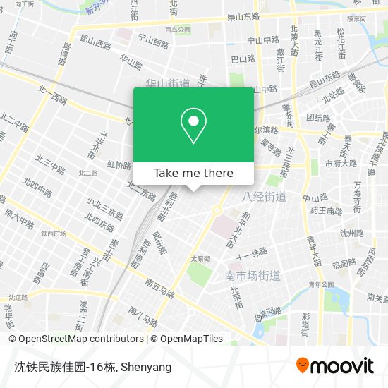 沈铁民族佳园-16栋 map