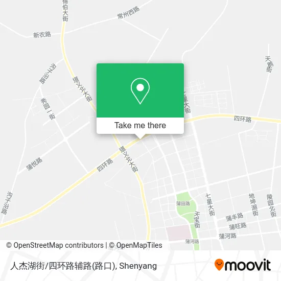 人杰湖街/四环路辅路(路口) map