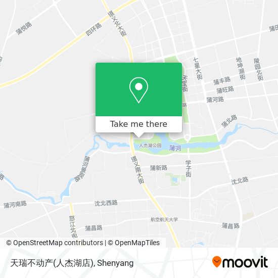 天瑞不动产(人杰湖店) map