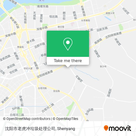 沈阳市老虎冲垃圾处理公司 map