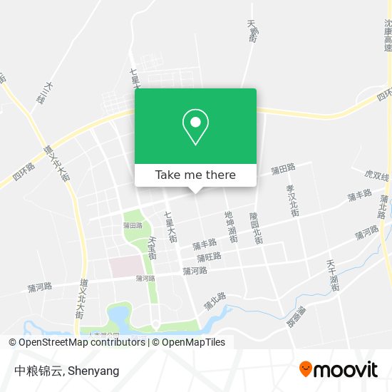 中粮锦云 map
