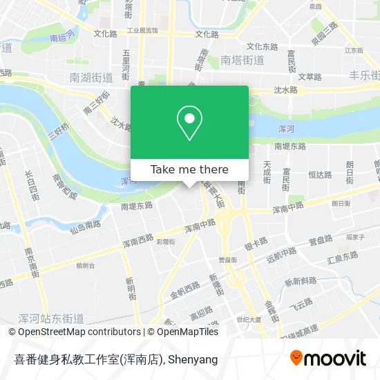 喜番健身私教工作室(浑南店) map