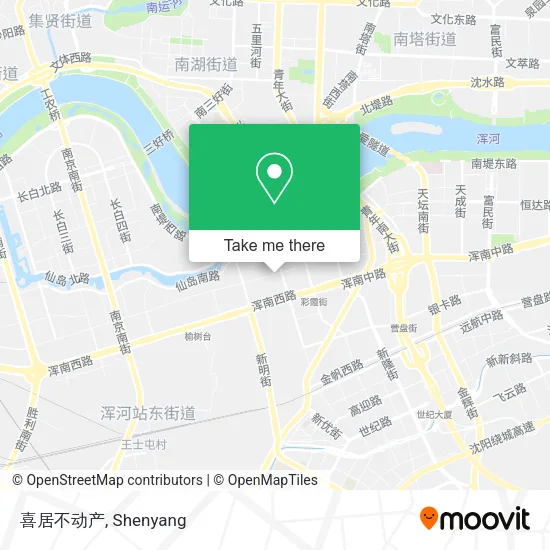 喜居不动产 map