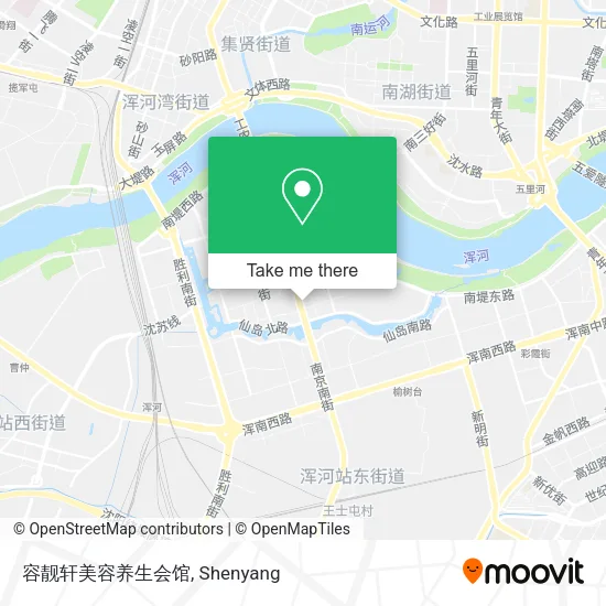 容靓轩美容养生会馆 map
