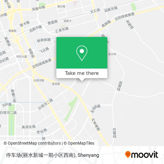 停车场(丽水新城一期小区西南) map