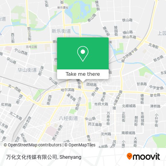 万化文化传媒有限公司 map
