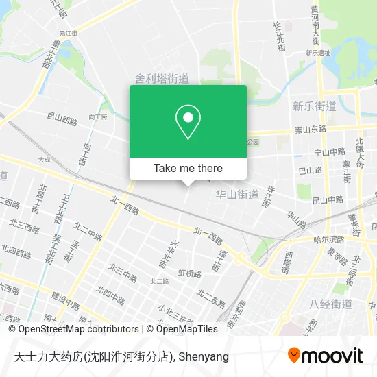 天士力大药房(沈阳淮河街分店) map