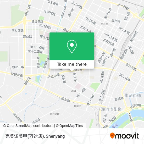 完美派美甲(万达店) map