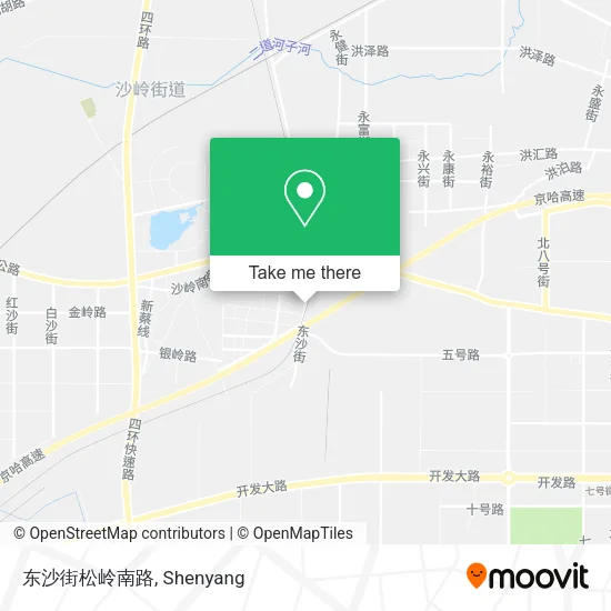 东沙街松岭南路 map