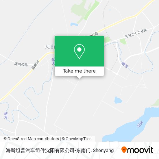 海斯坦普汽车组件沈阳有限公司-东南门 map