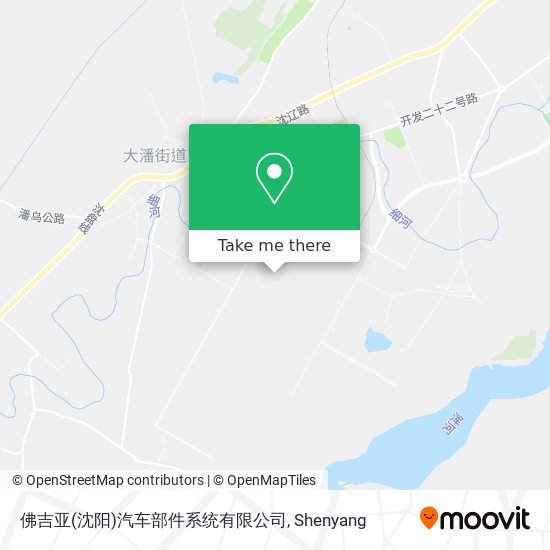 佛吉亚(沈阳)汽车部件系统有限公司 map