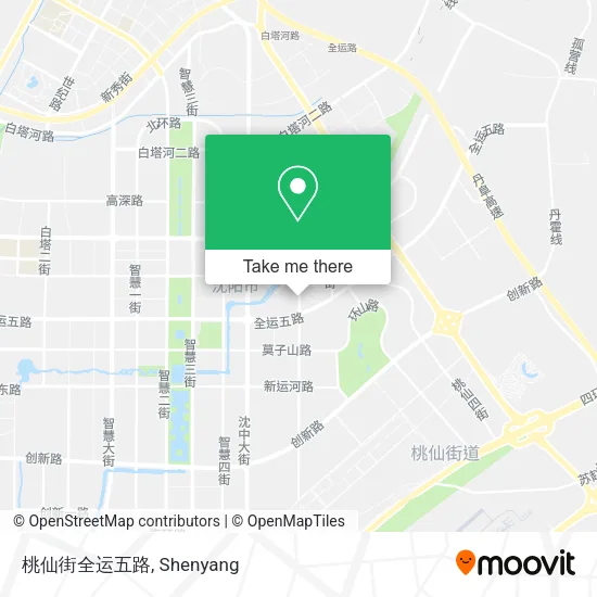 桃仙街全运五路 map