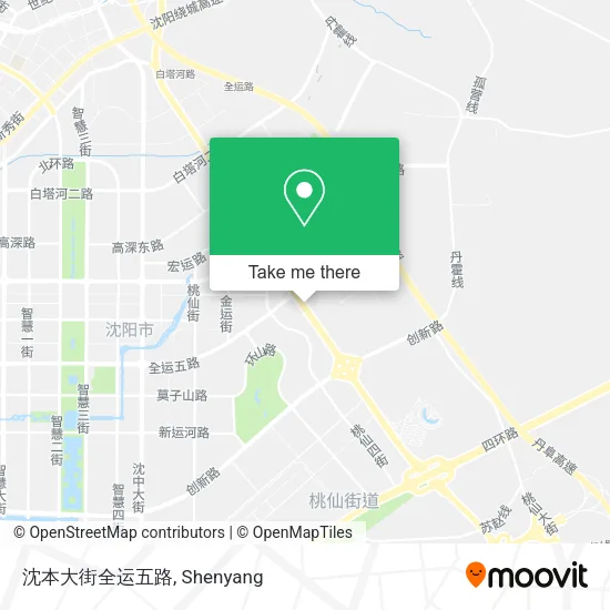 沈本大街全运五路 map