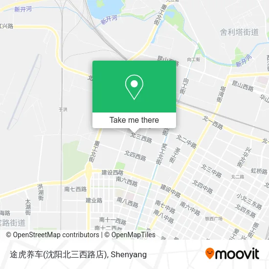 途虎养车(沈阳北三西路店) map