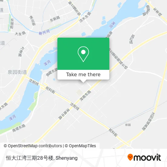 恒大江湾三期28号楼 map