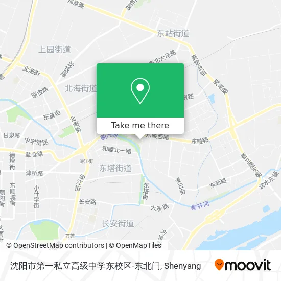 沈阳市第一私立高级中学东校区-东北门 map