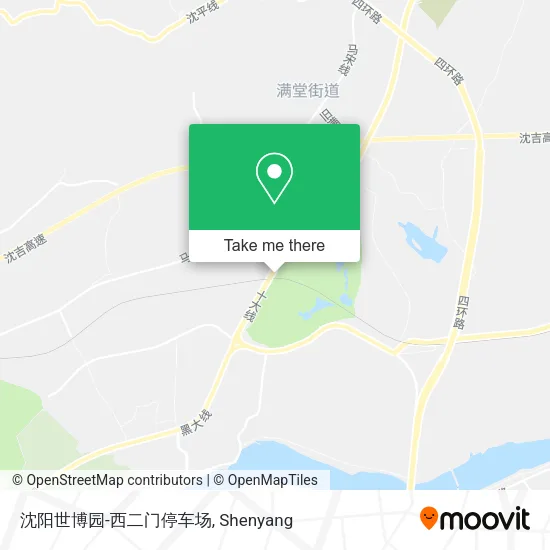 沈阳世博园-西二门停车场 map