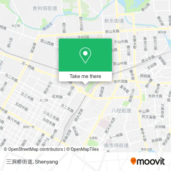 三洞桥街道 map