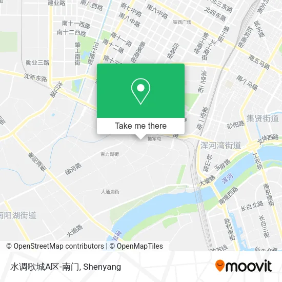 水调歌城A区-南门 map