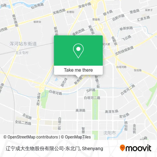辽宁成大生物股份有限公司-东北门 map