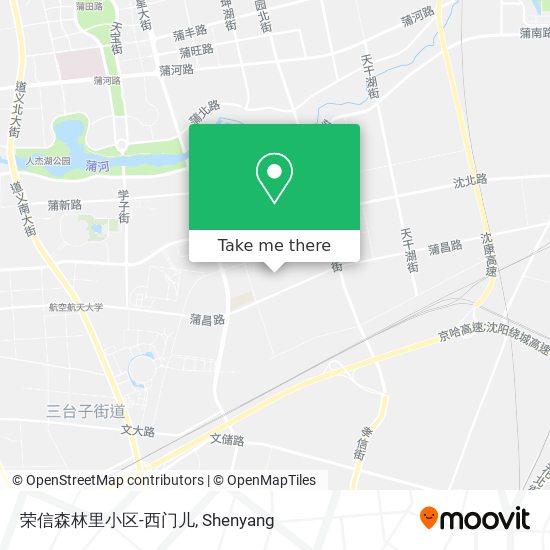 荣信森林里小区-西门儿 map