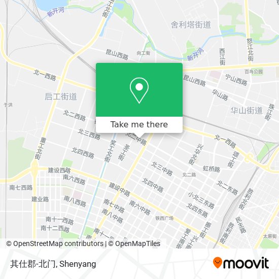 其仕郡-北门 map