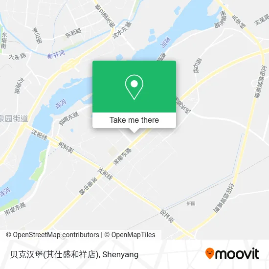 贝克汉堡(其仕盛和祥店) map