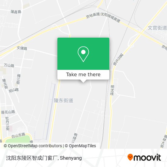 沈阳东陵区智成门窗厂 map