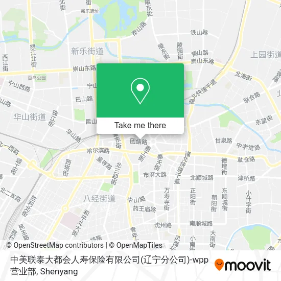 中美联泰大都会人寿保险有限公司(辽宁分公司)-wpp营业部 map