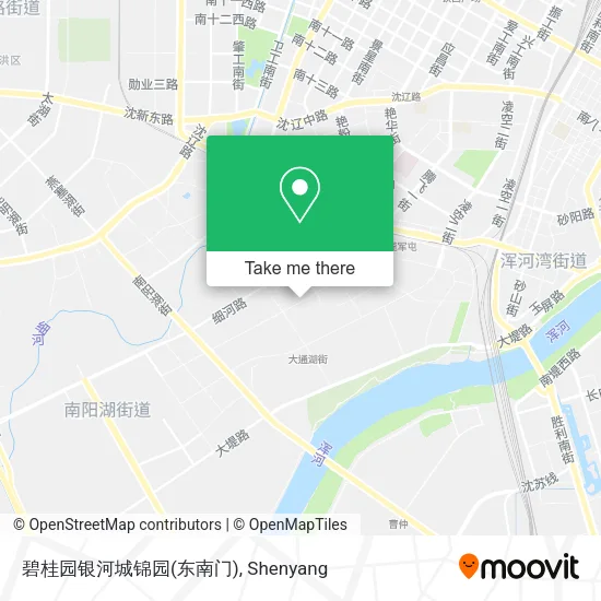 碧桂园银河城锦园(东南门) map