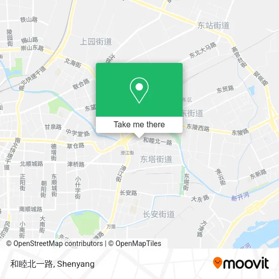 和睦北一路 map