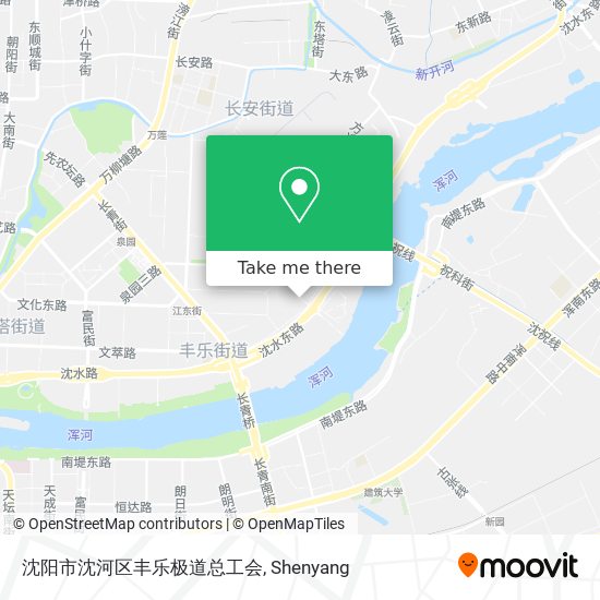 沈阳市沈河区丰乐极道总工会 map