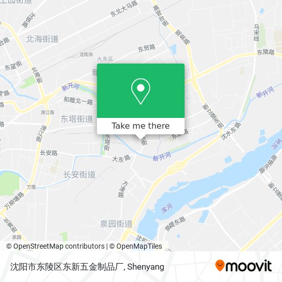 沈阳市东陵区东新五金制品厂 map